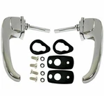New 1947-1951 Chevrolet Truck Chrome Exterior Door Handle Set Pair. Fixed Price $79.95.