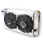 4 Rows For 82-02 Chevrolet S10 S-10 Blazer V8 Conversion Radiator Shroud Fan. Fixed Price $214.00.
