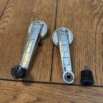 61-67 Dodge Truck Interior Door Wiper Crank Pair For Parts/ Damaged. Fixed Price $40.00.