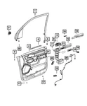Genuine Mopar Inside Release Handle Right 7JM061X7AA. Fixed Price $67.43.