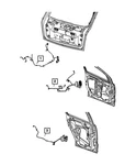 Genuine Mopar Front Door Wiring Right 68241083AA. Fixed Price $175.94.