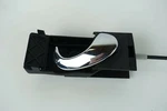 1998-03 Jaguar XK8 Passenger Inside Door Handle Oem Right Black Chrome. Fixed Price $49.99.