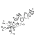 Genuine Mopar Grab Handle Bracket 68165468AB. Fixed Price $79.47.