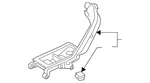 Genuine Audi Pull Handle 8U1-867-171-C-6PS. Fixed Price $177.60.