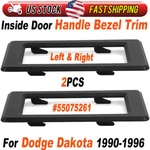 55075261 For 1987-1996 Dodge Dakota Interior Inside Door Handle Bezel Trim -2PCS. Fixed Price $24.99.