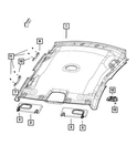 Genuine Mopar Grab Handle 5RG72ML2AB. Fixed Price $61.58.