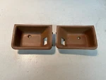 1978 - 1981 Chevrolet Malibu 4 Door Rear Handle Panel Bezel Pair Tan Oem Gm. Fixed Price $40.00.