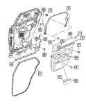 Genuine Mopar Door Pull Handle 1AF371DBAA. Fixed Price $25.50.