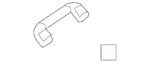 Genuine Nissan Interior Grab Bar 73940-5ZT2B. Fixed Price $113.65.