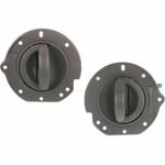 Front Set Of 2 Lh & Side Interior Khaki Plastic Door Handle Fits Jeep Liberty. Fixed Price $102.91.