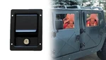 Door Handle Single Locking, 1PC, Fits Military Humvee M998, Black. Fixed Price $69.95.