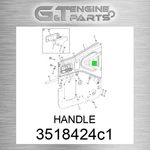 3518424C1 Handle Fits International Truck (surplus Open Box). Fixed Price $294.76.