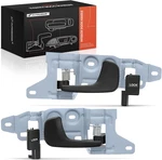Interior Door Handle Set Honda Civic 1992-95 Front Left Right Black Inside Pair. Fixed Price $58.73.
