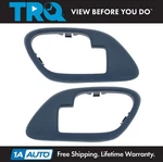 Trq Inside Interior Door Handle Trim Bezel Blue & Pair Set For Gm Truck. Fixed Price $34.95.