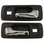 Inside Door Handles For Honda Accord Sedan-front Left & Right-black With Chrome. Fixed Price $17.45.