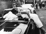 Marilyn Monroe Leans Over The Door Of Convertible Ford Thunderbi- Old Photo. Fixed Price $6.53.