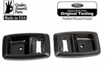 79-93 Mustang Inside Door Handle Bezels Pair Black Inner Trim Ford Tooling. Fixed Price $15.95.