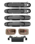 Exterior Outside Inside Rear Tailgate Door Handle Kit Fit 1998-03 Toyota Sienna. Fixed Price $37.19.