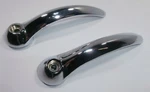 Chrome Inner Cargo Door Handles Set Of Pair Volkswagen T2 Bus 1950-1967. Fixed Price $38.85.