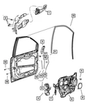 Genuine Mopar Exterior Door Handle Left 1NA53KARAF. Fixed Price $119.28.