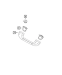 Genuine Mopar Grab Handle 5RG68TX7AC. Fixed Price $20.72.