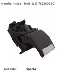 2018-2024 Genuine Ford Expedition Interior Door Handle JL1Z-7822600-BC. Fixed Price $48.00.