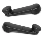 Pair Black Interior Window Crank Handles 1987-1993 Ford Mustang. Fixed Price $17.99.