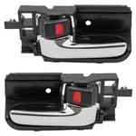 Fits Toyota Corolla Scion Tc Pair Of Inside Interior Chrome & Black Door Handles. Fixed Price $19.90.