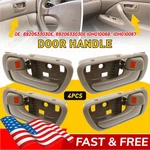 Interior Door Handle For 2002-2006 Toyota Camry Set Of 4 Front Rear Usa. Fixed Price $18.04.