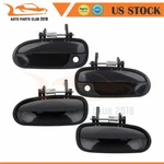 For 96-00 Honda Civic 4PCS Door Handles Black Exterior Right Left Front&rear. Fixed Price $25.59.