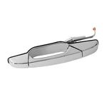 Exterior Chrome Door Handle Rear Left Driver Side For Chevy Silverado Gmc Sierra. Fixed Price $13.99.