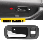 Front Inside Interior Chrome/dark Gray Door Handle Driver Left Lh For 97-01 Crv. Fixed Price $11.39.