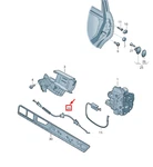 Vw Touareg MK2 Front Door Inner Actuator Bowden Cable 7P6837085C No Duties. Fixed Price $54.42.