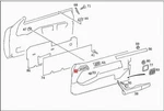 Genuine Mercedes A124 C124 Cover W. Electrically Adjustable Front 1247660391. Fixed Price $18.77.