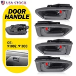 Interior Inner Inside Door Handle Gray Kit Set Of 4 For Toyota Camry 1997-2001. Fixed Price $17.09.