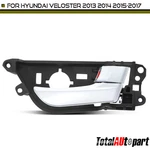 Silver Handle+knob Interior Door For Hyundai Veloster Front Rear Right. Fixed Price $19.49.