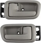 Interior Door Handles W/ Bezel (pair), Compatible With Size: Rear Beige. Fixed Price $40.99.