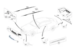 Genuine Mercedes-benz Door Handle Recess Small 2-PIECE 205-760-42-00. Fixed Price $81.38.
