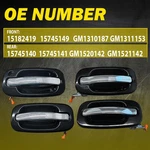 4X Front Rear Outside Door Handles Chrome For 99-06 Silverado Tahoe Sierra Yukon. Fixed Price $41.99.