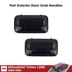 Outer Door Handle Black Pair Fits Mitsubishi L200 Mighty Max Pickup 1986-96 Ebez. Fixed Price $57.97.