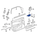 For Dodge Charger 18-23 5PF58DX9AE Rear Right Inner Interior Door Handle. Fixed Price $132.47.