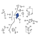 Ford Ranger 19-22 AB3Z2126681AB Rear Left Inner Interior Door Handle. Fixed Price $267.39.