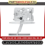 Front Left Side Manual Window Regulator W/ Panel For Volvo 1998-1999 2004 Vnl. Fixed Price $61.38.