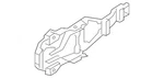 Genuine Volkswagen Exterior Door Handle Base 1Q0-837-886-B. Fixed Price $118.79.