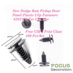 100 Door Panel Clip Fasteners Plastic 6503709 For Chrysler Dodge Ram Pickup. Fixed Price $7.50.