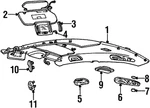 Genuine Ford Interior Grab Bar F6OZ-5431407-BAD. Fixed Price $18.05.