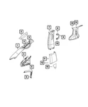 Genuine Mopar Grab Handle 6LK82PD2AA. Fixed Price $32.58.