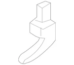 Genuine Mazda Interior Door Handle C235-59-330A-02. Fixed Price $31.18.