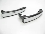 (2) Oem Gm Plum Berry Exterior Door Handle W/chrome Strip Front Rear. Fixed Price $19.95.