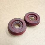 68-77 C3 Corvette Manual Window Crank Handle Spacers Escutcheon Pair Drk Red. Fixed Price $48.39.